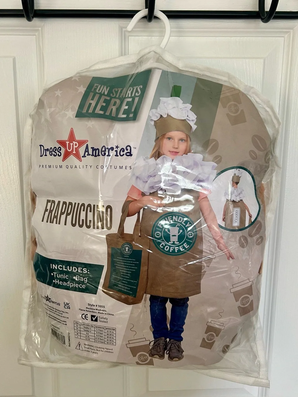 Coffee Costume for Kids - Cappuccino/Frappuccino/Latte Dress-Up 2T